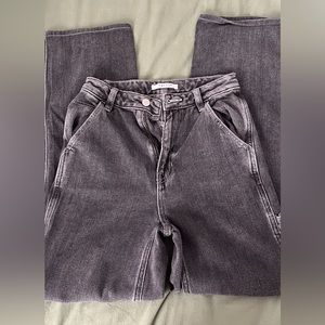 PACSUN BLACK CARGO JEANS size 23